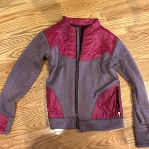 EUC oiselle fleece running jacket